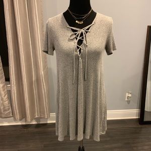 Forever 21 Lace-Up Dress